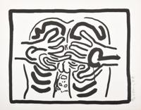 Keith Haring Bad Boys #5 Screenprint, Signed Edition - Sold for $2,944 on 03-04-2023 (Lot 86).jpg